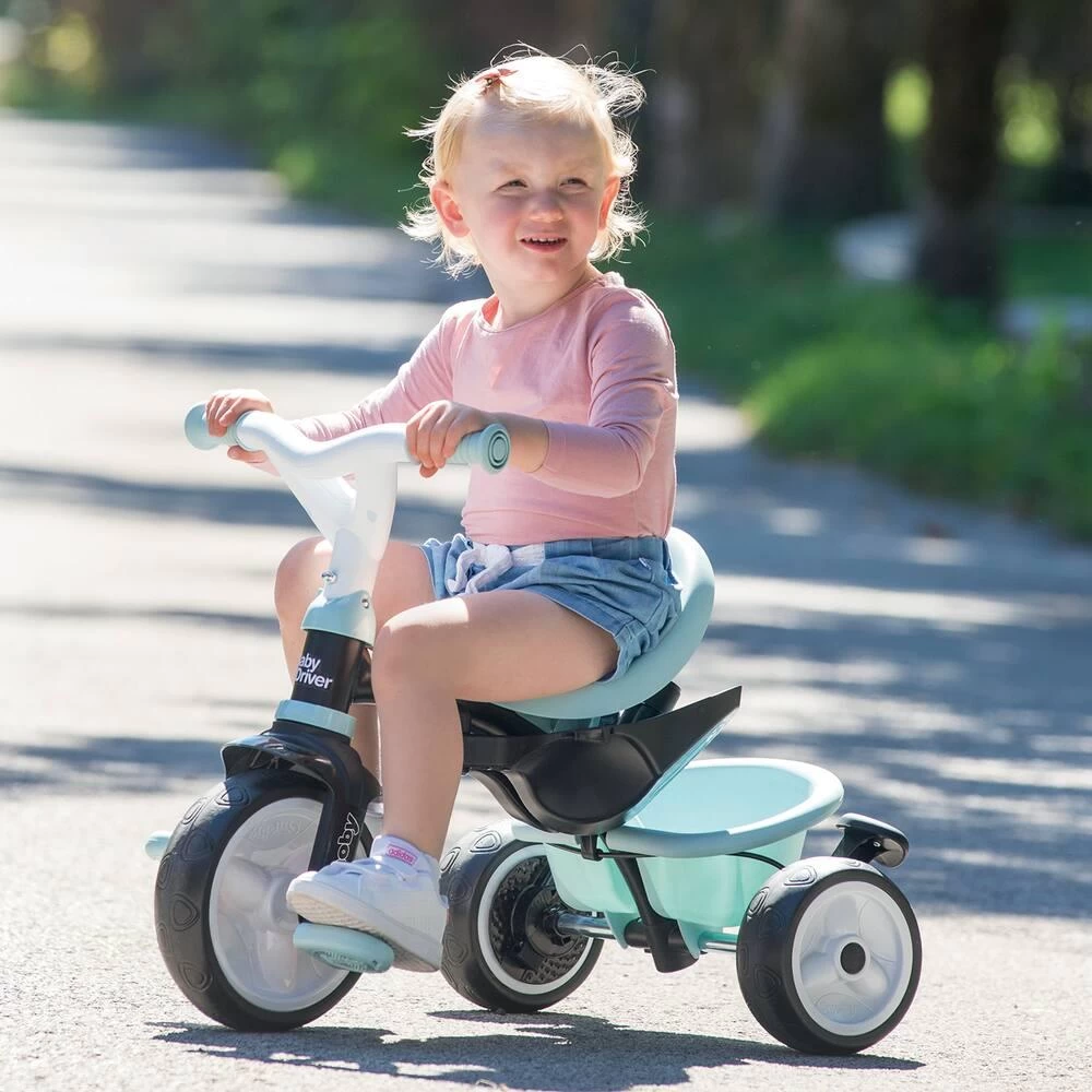 SMOBY TRICYCLE BABY DRIVER PLUS BLEU 4 SMOBY TRICYCLE BABY DRIVER PLUS BLEU – Image 2
