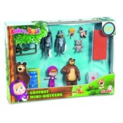 Smoby MASHA & MICHKA - Coffret Mini Univers