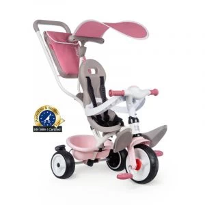 Smoby Tricycle Baby Balade Plus Rose 3 Smoby Tricycle Baby Balade Plus Rose