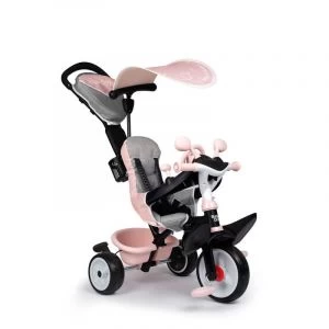 Smoby Tricycle Baby Driver Plus Rose 3 Smoby Tricycle Baby Driver Plus Rose