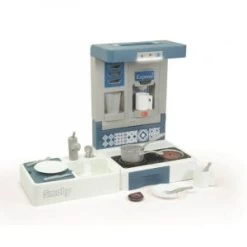 Smoby Cuisine - Cook & Go Pliable - Bleu, Gris Et Blanc