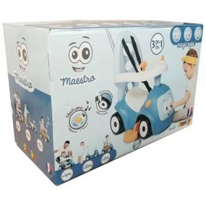 Smoby Porteur Maestro Balade Bleu - Pour Enfant Dès 6 Mois - Evolutif - Roues Silencieuses - Klaxon - 720304 3 Smoby Porteur Maestro Balade Bleu - Pour Enfant Dès 6 Mois - Evolutif - Roues Silencieuses - Klaxon - 720304