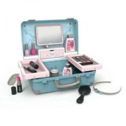 Smoby My Beauty Vanity - Valise Beauté Pour Enfant - Coiffure + Onglerie + Maquillage - 13 Accessoires