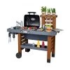 Smoby Garden Kitchen - Cuisine D'Extérieur Evolutive - Grill Avec Flammes Magiques Rétractables - 40 Accessoires -Smoby 7060224 0