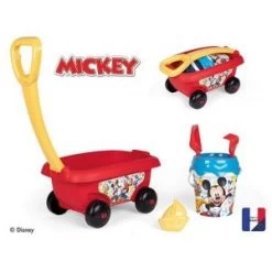 Smoby Mickey Chariot De Plage Garni