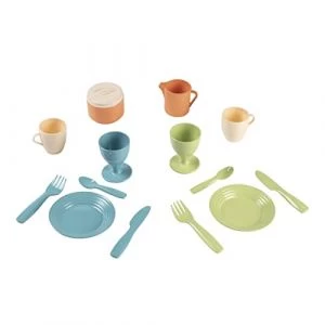Smoby Little Green - Dinette - 14 Accessoires - Plastique Biosourcé - Dès 18 Mois - Fabriqué En France - 140606 3 Smoby Little Green - Dinette - 14 Accessoires - Plastique Biosourcé - Dès 18 Mois - Fabriqué En France - 140606