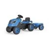 Smoby Tracteur à Pédales Farmer XL + Remorque - Bleu -Smoby 8283212 0