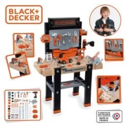 Smoby Atelier De Bricolage Etabli Black + Decker électronique